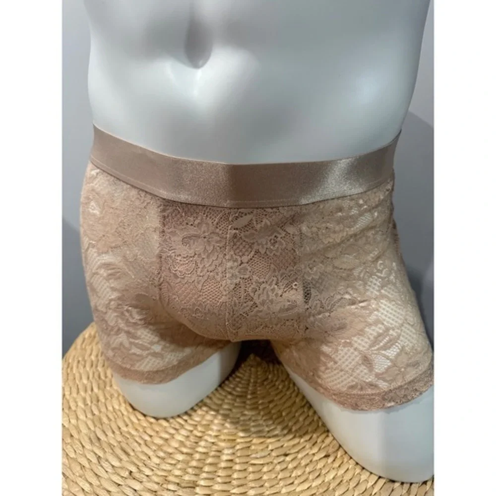 Cosabella Never Say Never Form Classic Trunk Sette Lace Boxer Brief underwear M